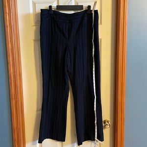 Black pinstripe Lane Bryant dress pants size 18
